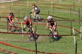 Obstacle course bicycle race